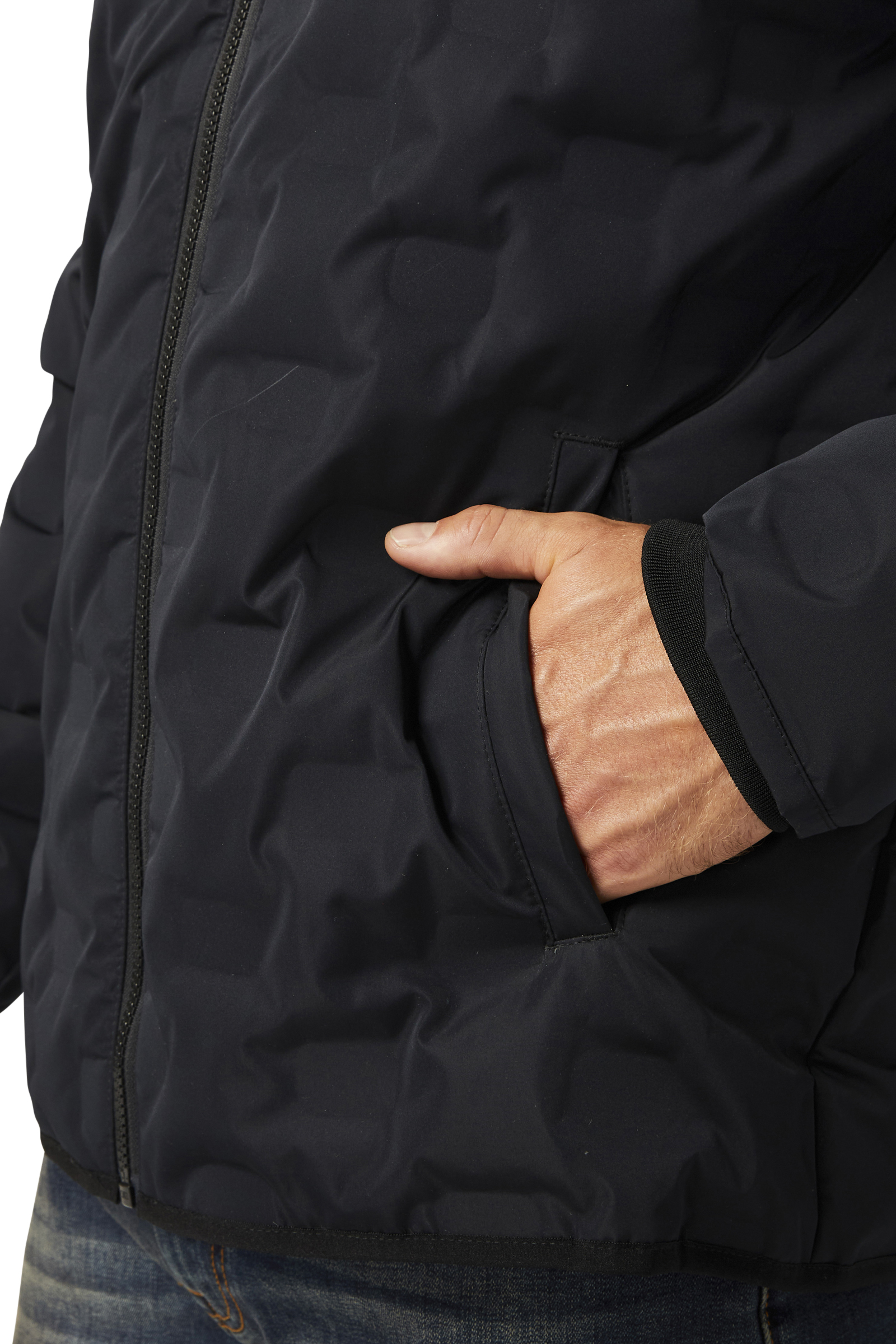 FOUNDATION BONDED INSULATED JACKET Pitch Black | CAT Workwear